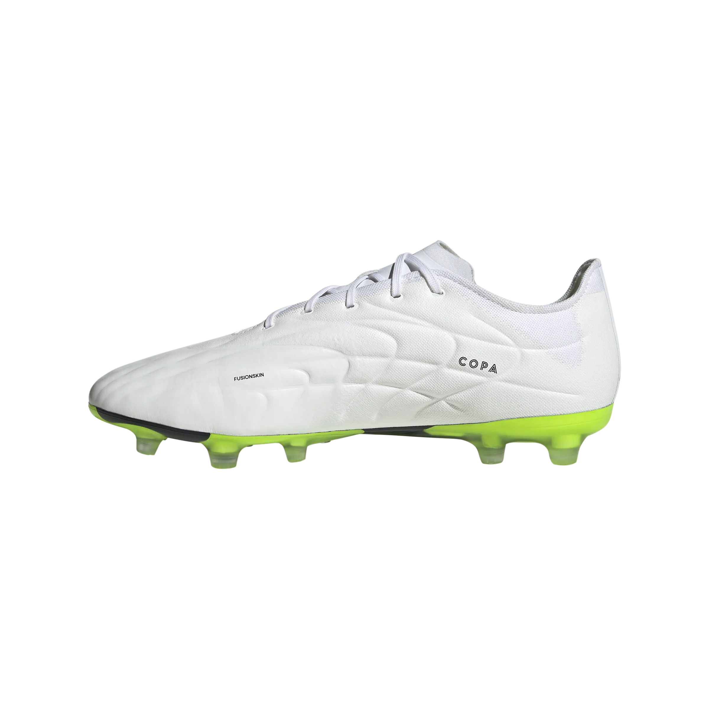 adidas Copa Pure.2 Firm Ground Football Boots - Adult - White/Black/Lucid Lemon