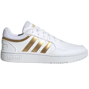 adidas Hoops 3.0 Trainers - Womens - White/Gold