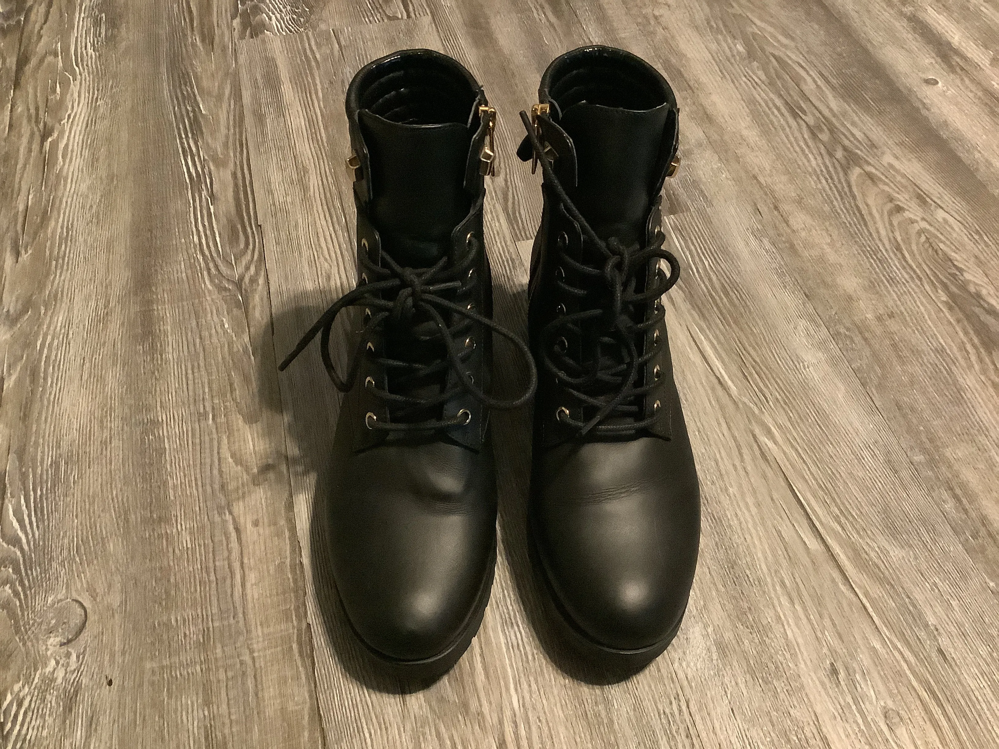 Boots Combat By Michael Kors In Black, Size: 9