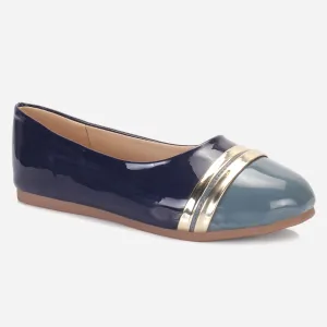 Girls "MIMI" Patent Flat Pumps