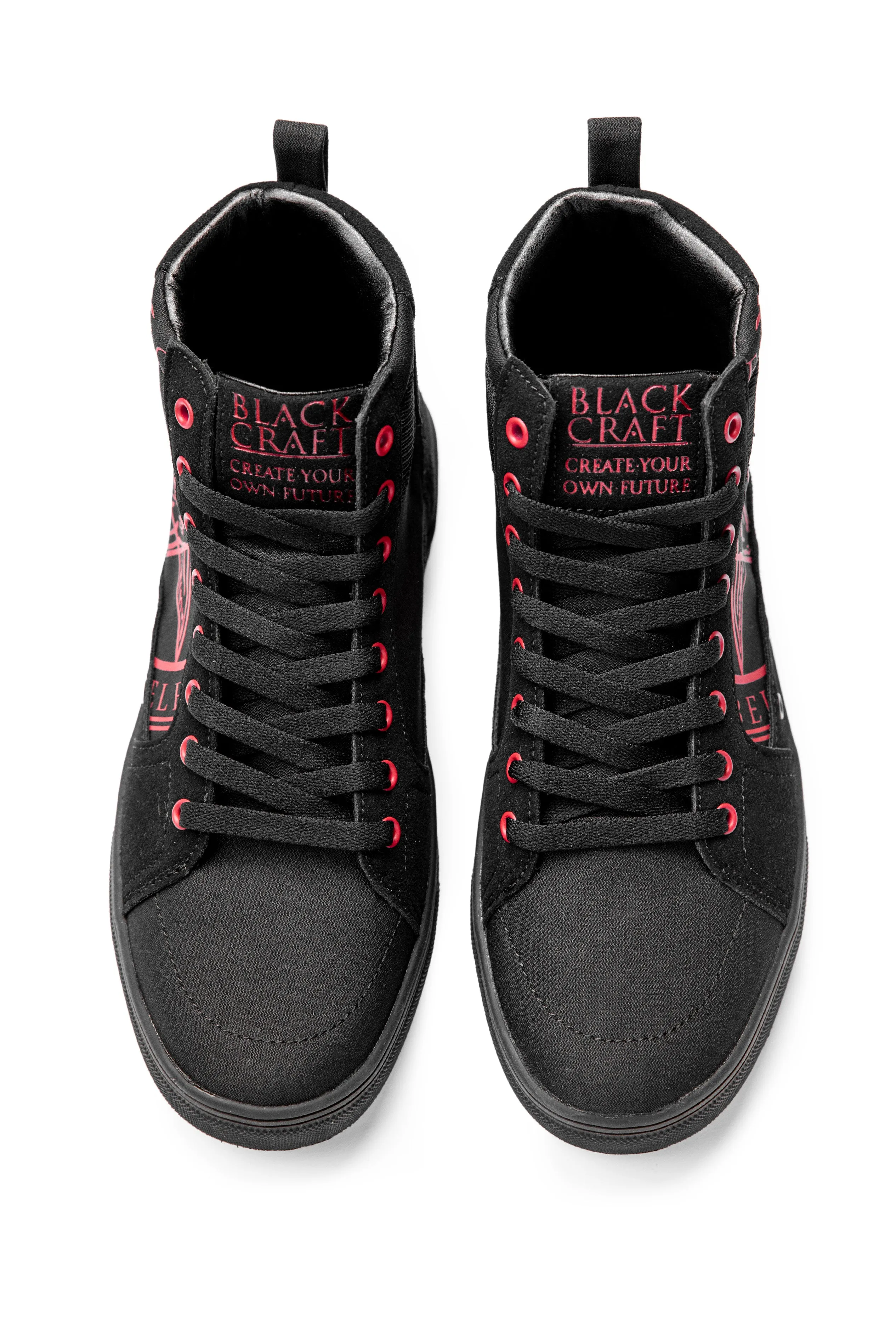 Normandy - Red/Black  High Top Sneaker