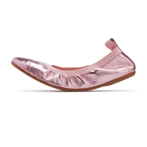 Pina - Metallic Pink Ballet Flat